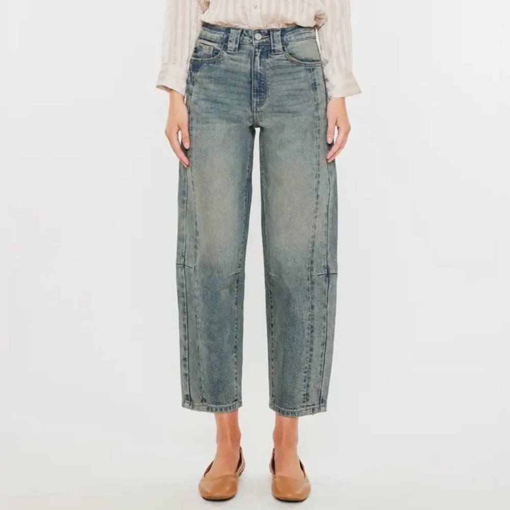 NWT Kancan Slim Barrel High Rise Jeans Cecilia Size 11 / 29